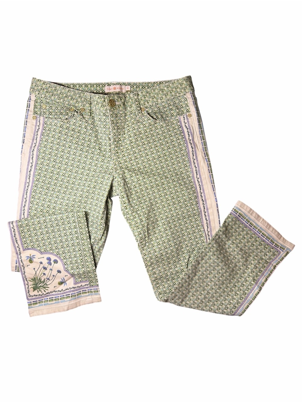 Tory Burch Pattern Denim 29 - Picture 3 of 8